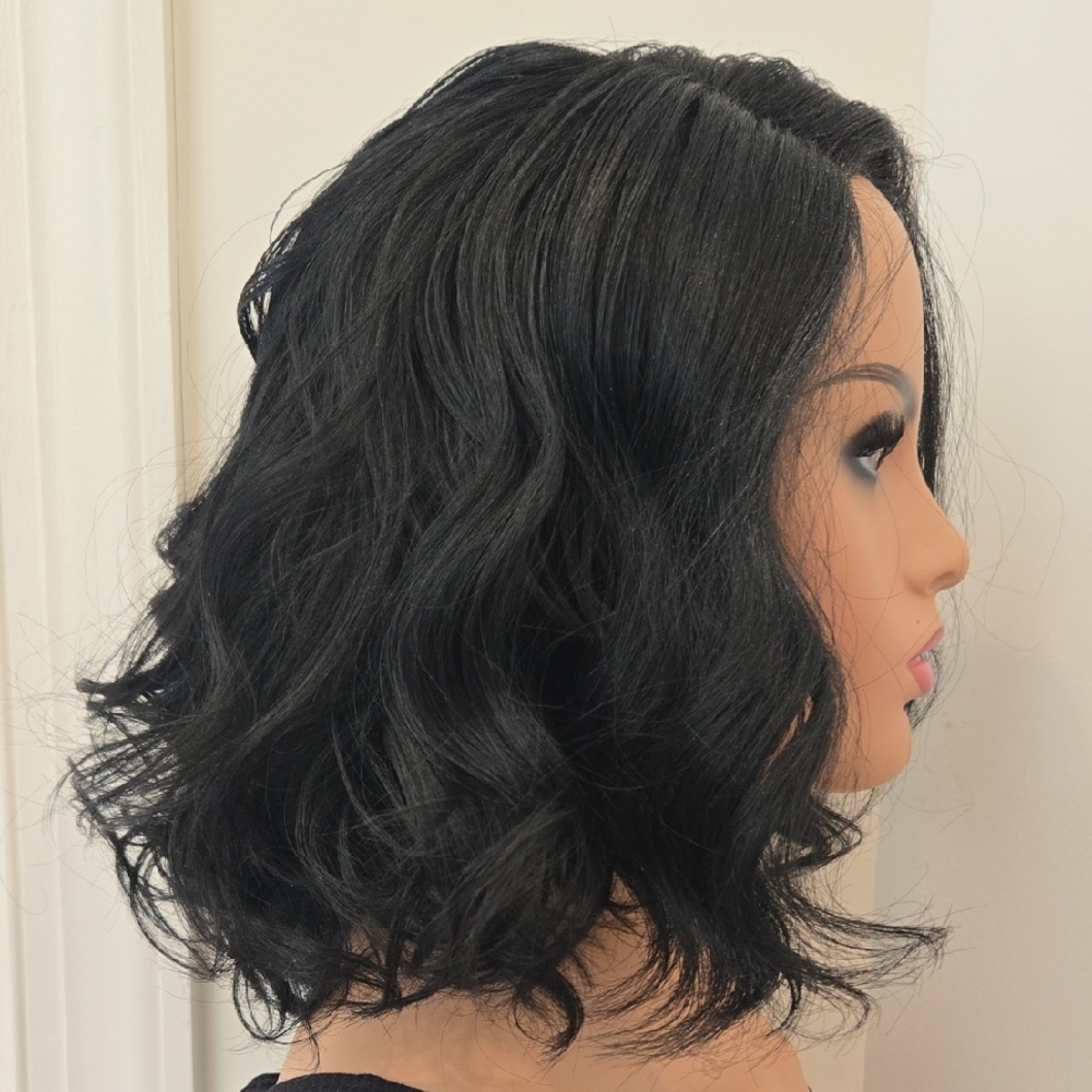 Sleek Black Wigs with Natural Shine and Volume - Picture 3 of 6